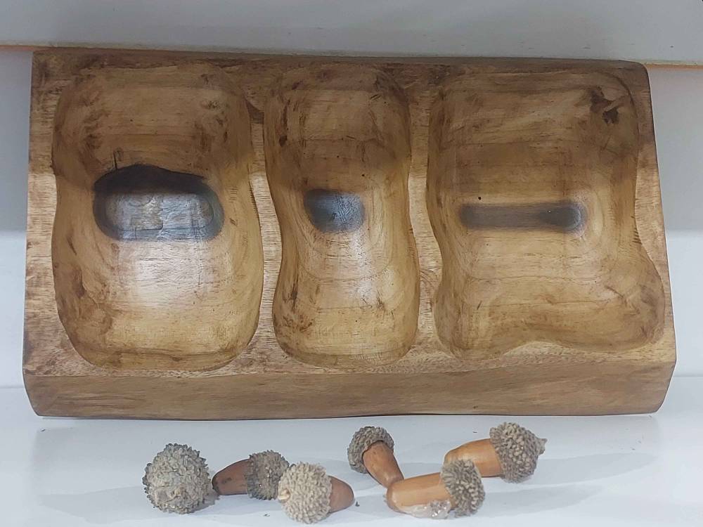 اردو خوری با چوب گردو دست ساز